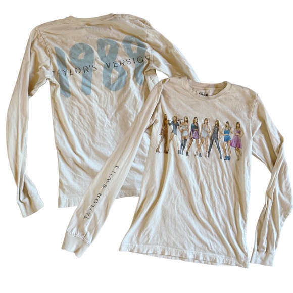 1989 (Taylor’s Version) Woman's Eras tour Long Sleeve Tee Size sm Taylor swift - Picture 1 of 8